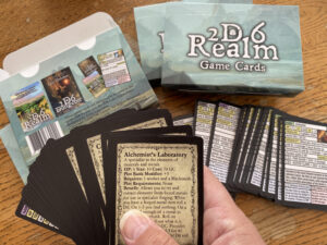 2D6 Realm Game Cards