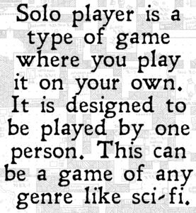 solo player